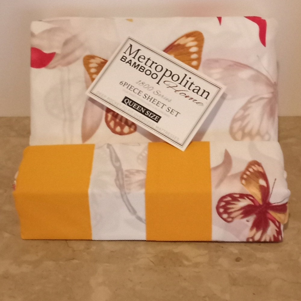 Metropolitan Bamboo Tropical Butterfly Queen Sh… - Picture 5 of 12
